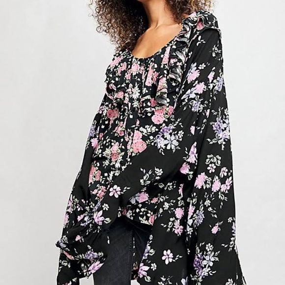 Free People Loretta Tunic Dark Combo - Picture 1 of 9